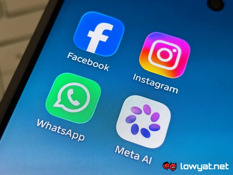 Meta Facebook Instagram WhatsApp icons