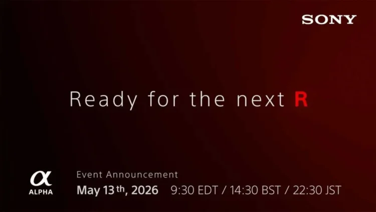 sony next r teaser may 2026 a7r vi