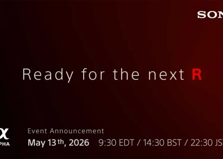 sony next r teaser may 2026 a7r vi