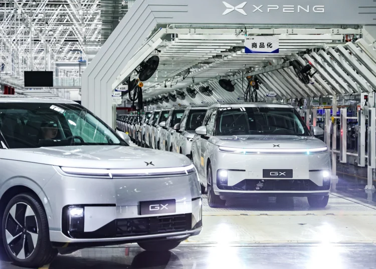xpeng mass production robotaxi china