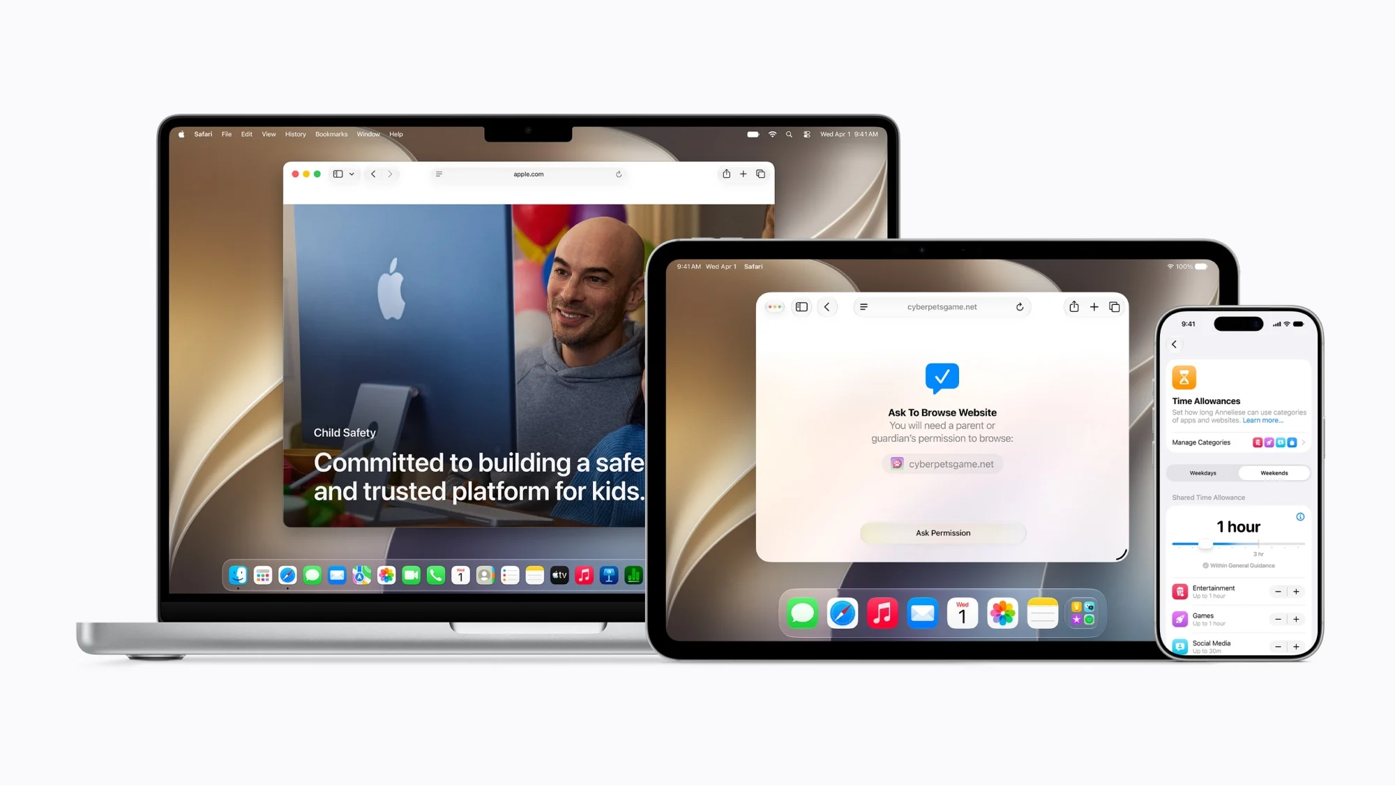 Apple Showcases New Child Safety Features At WWDC 2026