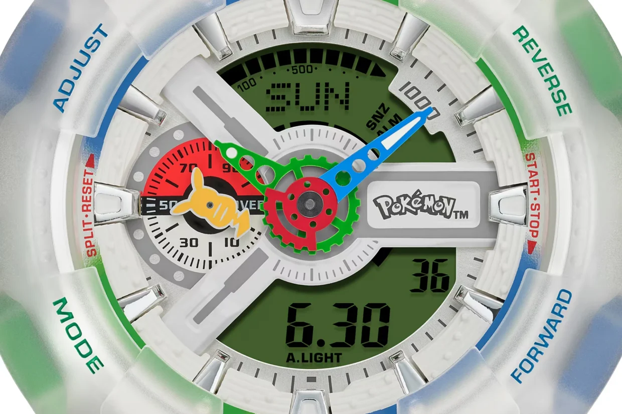 Casio G Shock Pokemon 30th anniversary watch face