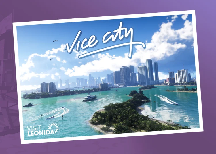 Grand Theft Auto VI postcard