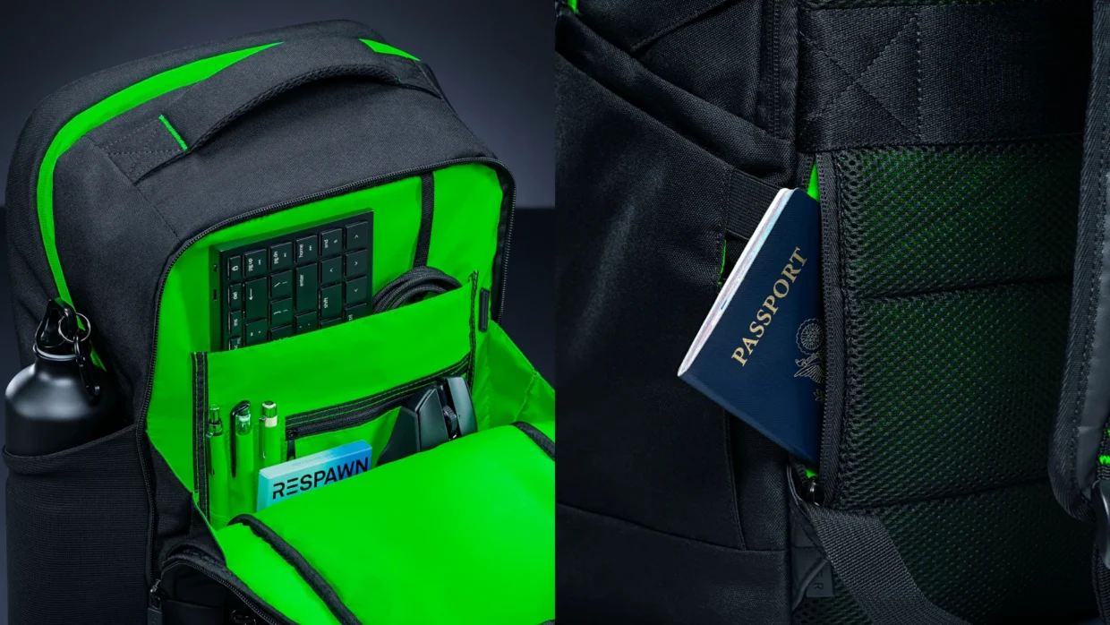 Razer Rogue V4 compartments
