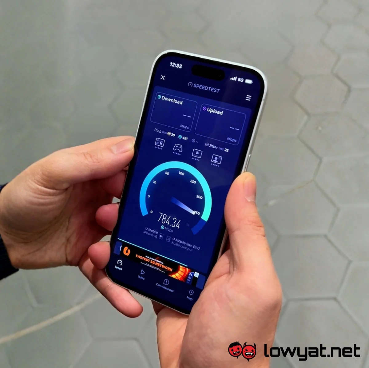 U Mobile ULTRA5G Unprecedented Speeds