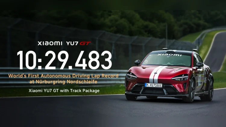 Xiaomi YU7 GT Is The First EV To Set Autonomous Driving Lap At Nürburgring 1 Xiaomi YU7 GT Nürburgring