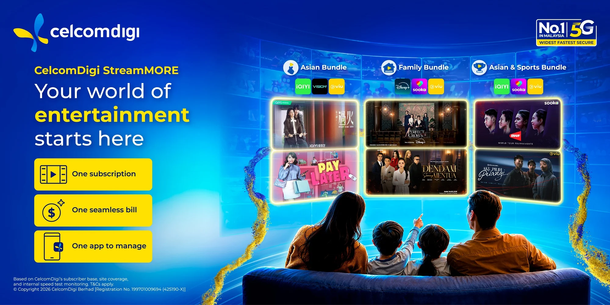 CelcomDigi Expands Streaming Add-Ons With StreamMORE Bundles