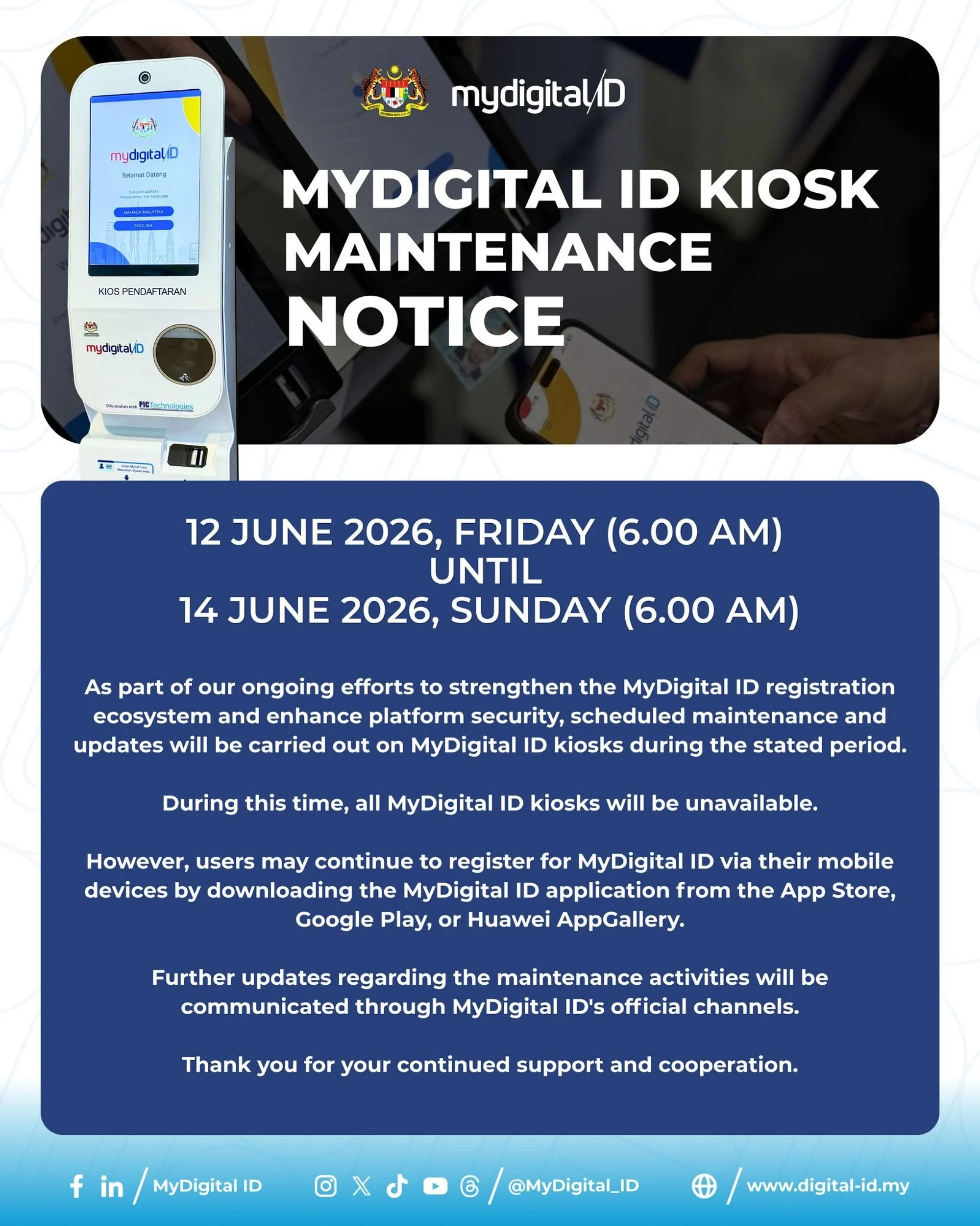 MyDigital ID Kiosks Nationwide To Get Facial Biometric Verification Upgrade 3 MyDigital ID kiosk