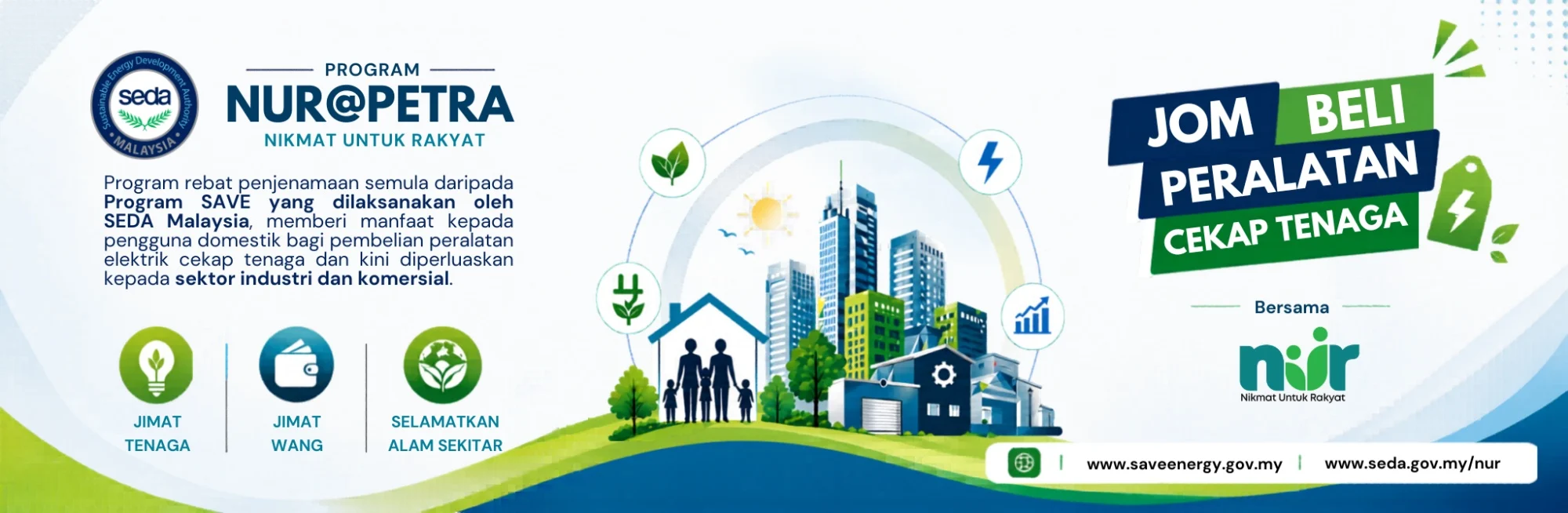 NUR@PETRA 2026 Launching Tomorrow; Offers RM200 Off Energy-Efficient Appliances 2 nur petra 2026 initiative 2026 seda