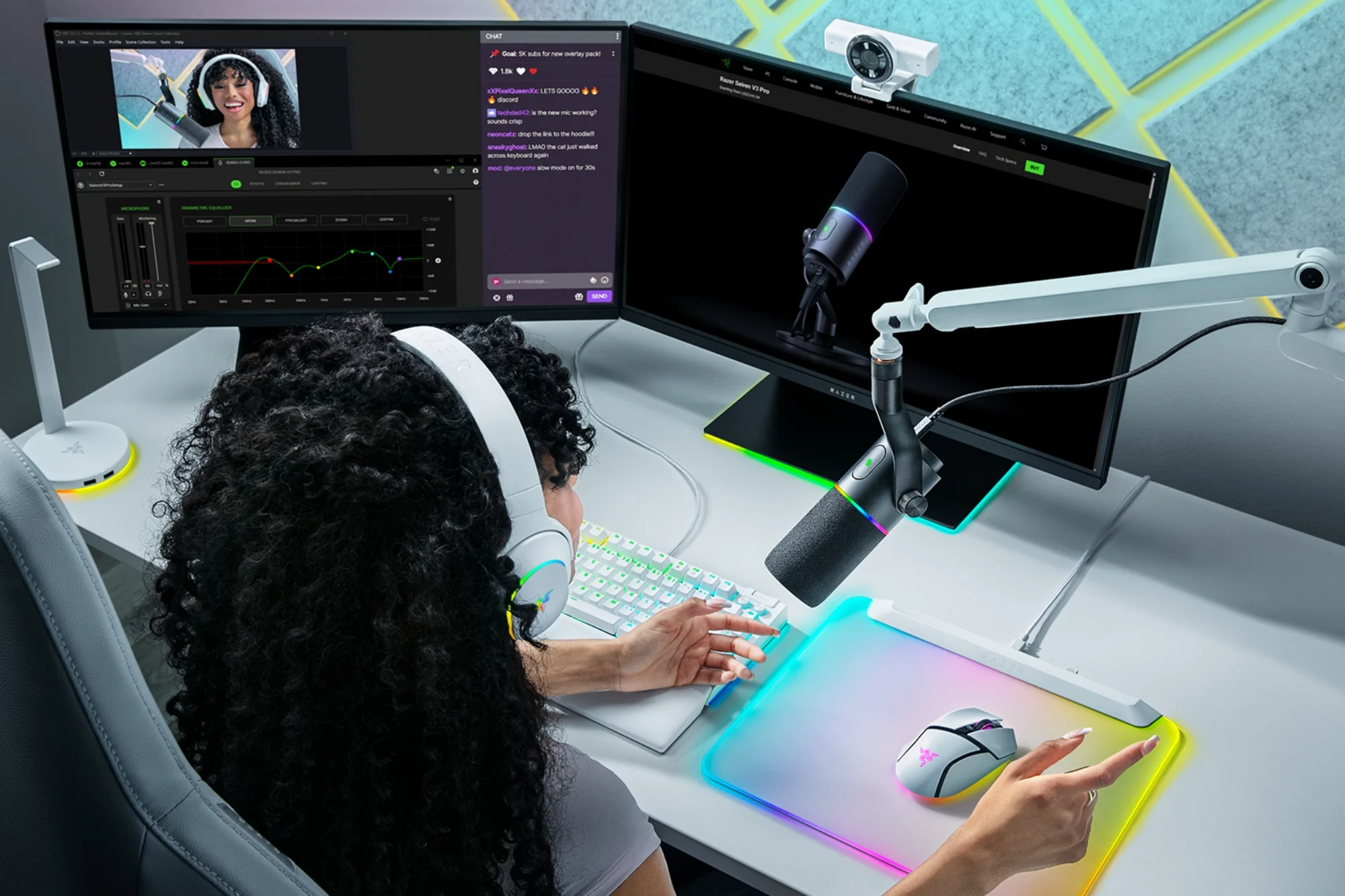 Razer Seiren V3 Pro Officially Introduced; Features XLR Support, Built-In DSP 3 razer seiren v3 pro launch