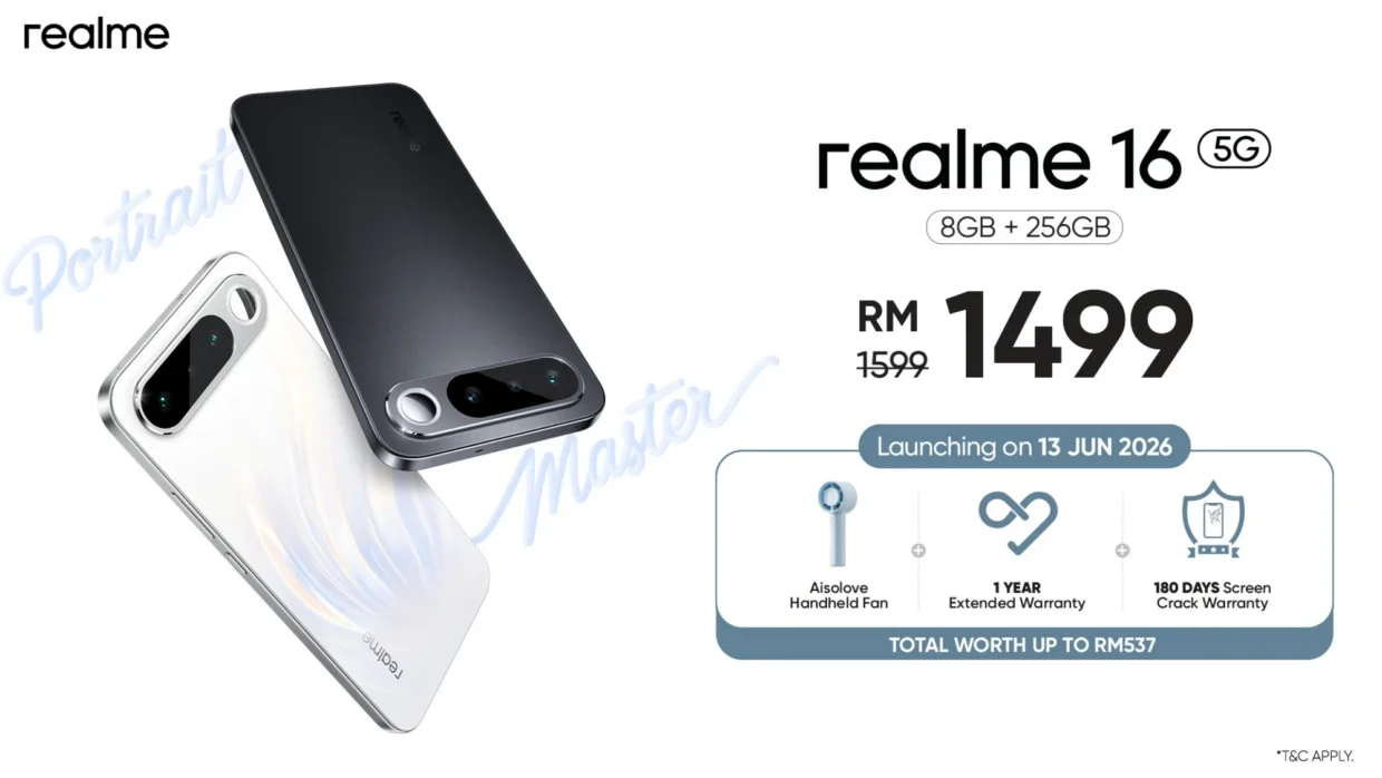 realme 16 And realme 16T Launch In Malaysia With Selfie Mirror 13 realme 16