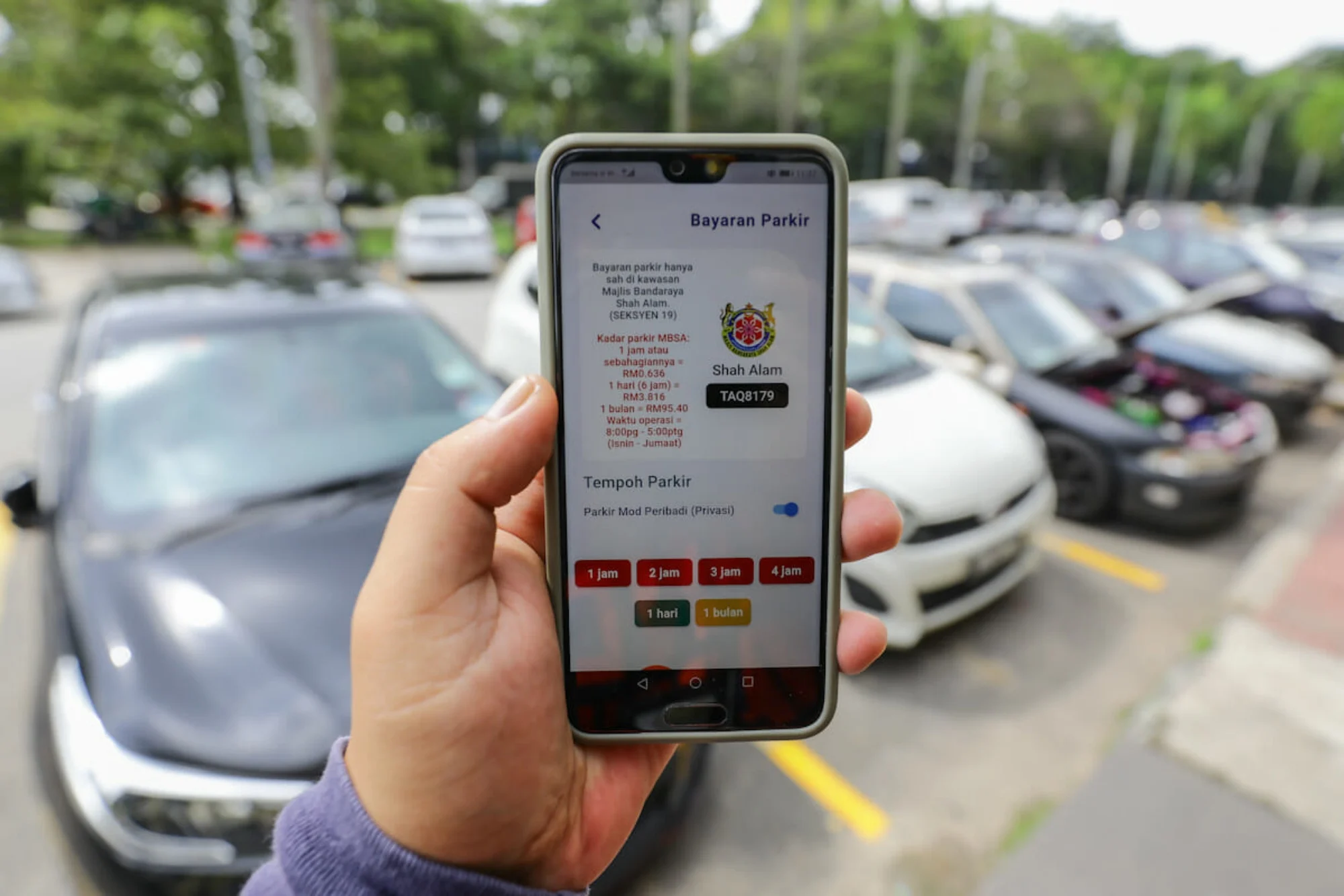 sip selangor intelligent parking app