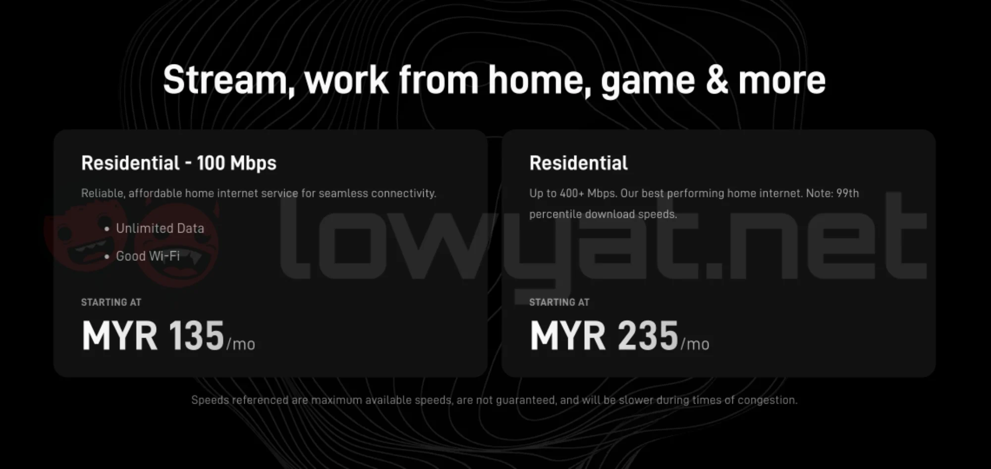 Starlink Malaysia Removes Residential Lite Plan, Introduces Slower Residential 100 Option 3 starlink residential lite 100 malaysia