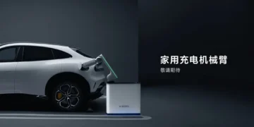 Xiaomi robotic EV charger
