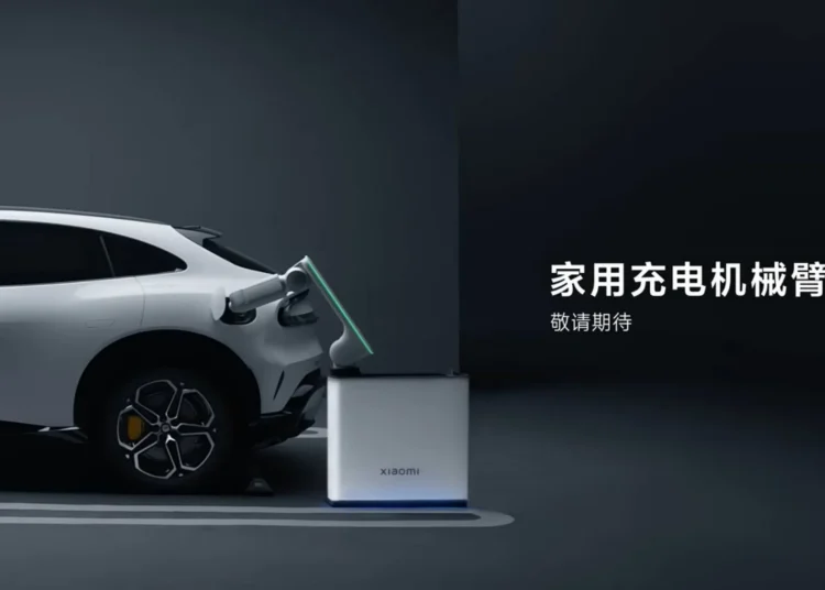 Xiaomi robotic EV charger