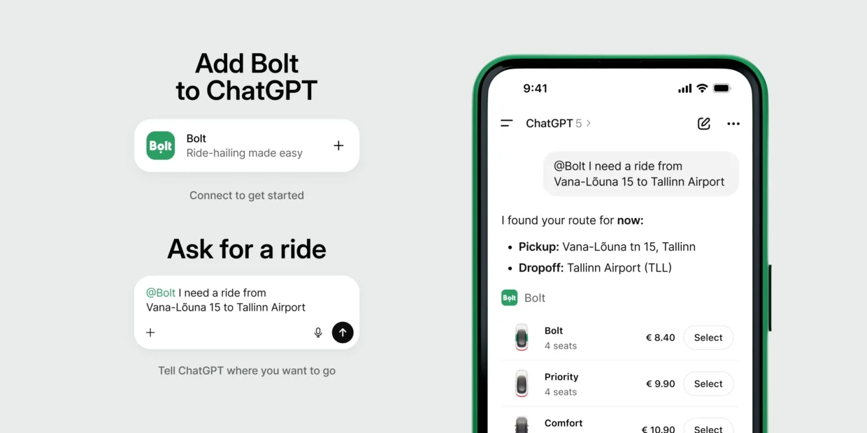 You Can Now Book Bolt Rides Via ChatGPT 2 Bolt book ride with ChatGPT
