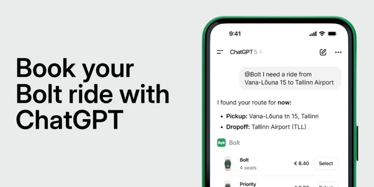 You Can Now Book Bolt Rides Via ChatGPT 1 Bolt book ride with ChatGPT