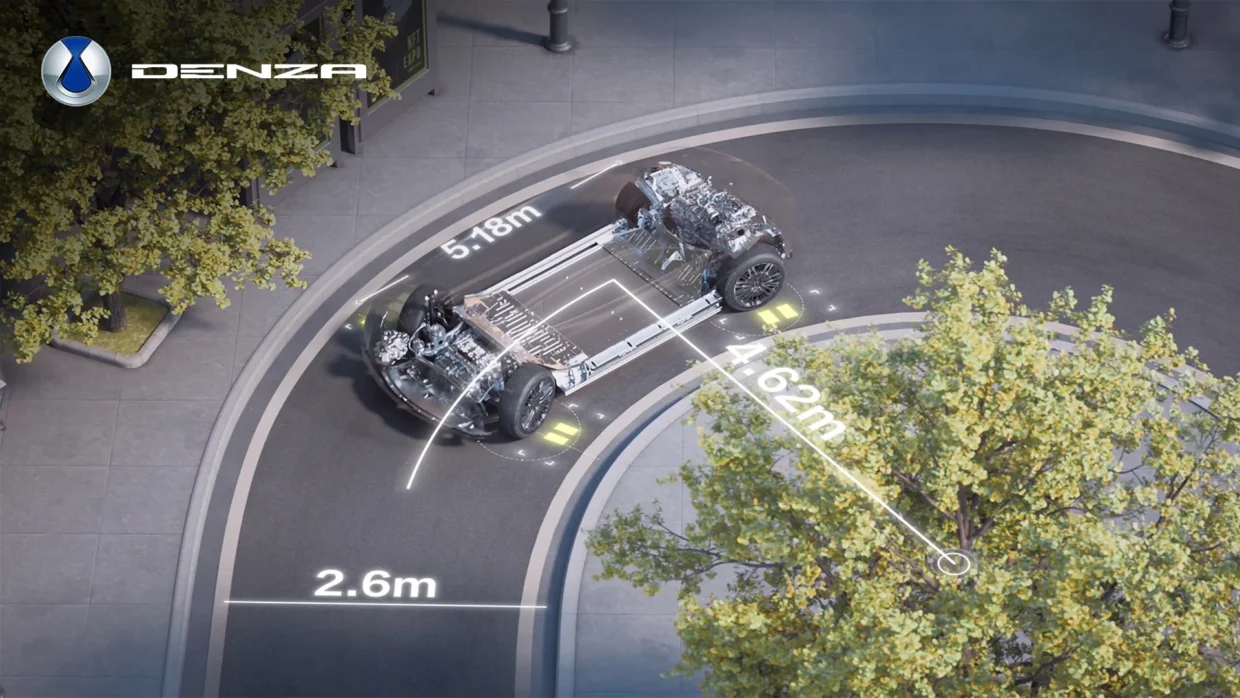Denza Z9GT Turning Radius