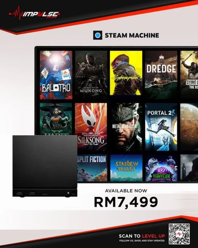 Impulse Gaming Now Selling Steam Machine For RM7,499 1 Image: Impulse Gaming.