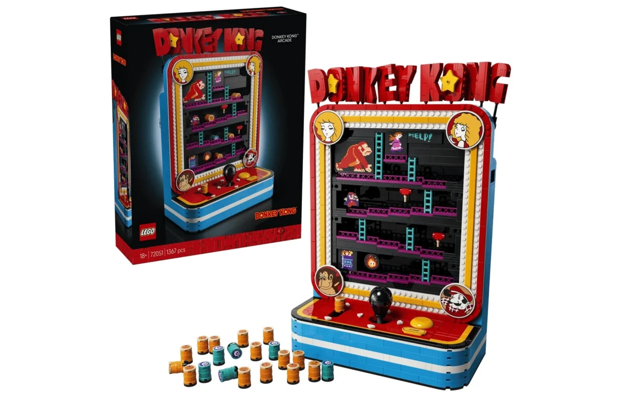 LEGO Confirms New Pokemon, Donkey Kong Arcade Sets For 1 August 6 LEGO Donkey Kong Arcade 1