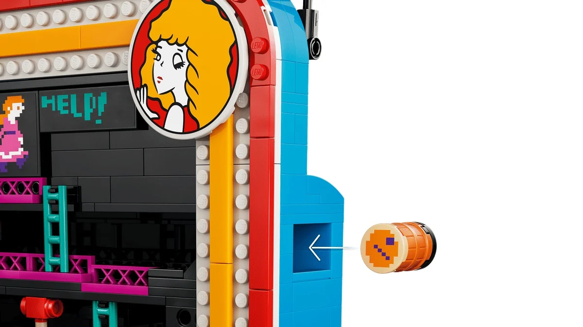 LEGO Confirms New Pokemon, Donkey Kong Arcade Sets For 1 August 7 LEGO Donkey Kong Arcade detail