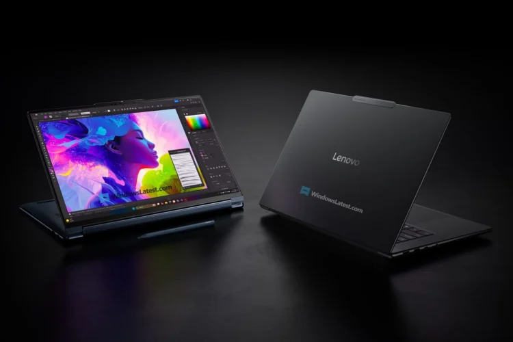Lenovo Yoga 9n 2-In-1 With NVIDIA RTX Spark Leaks 1 Image: Windows Latest.