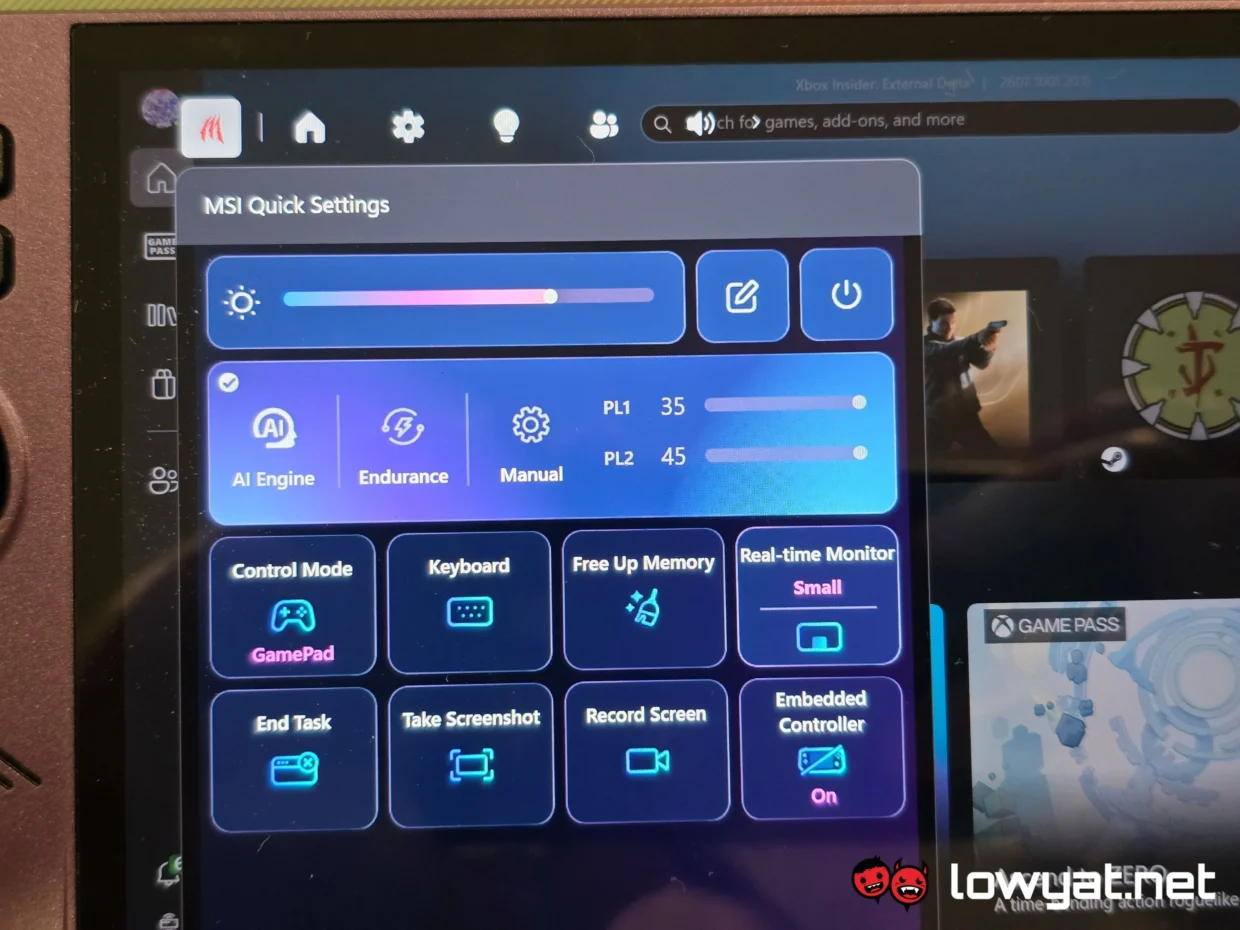 MSI Claw EX 8 AI+ Review: All Hail Panther Lake 35 MSI Claw EX 8 AI Review 15