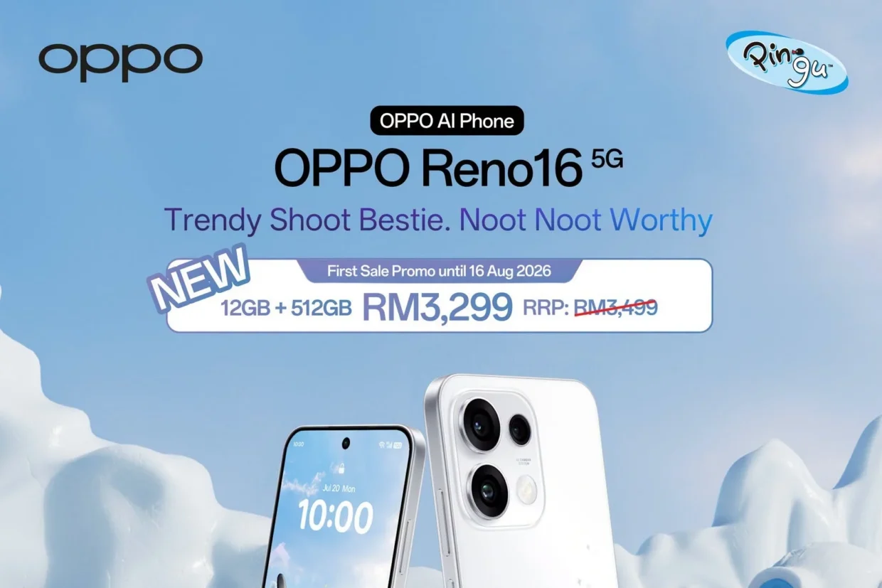 OPPO Reno16 512GB storage