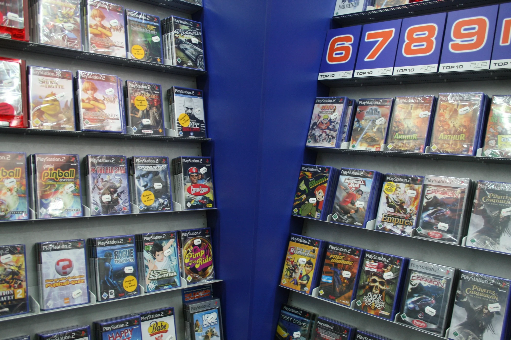 Sony Reaffirms Plans To End PlayStation Game Discs Despite Backlash 2 PS2 physical disc rack