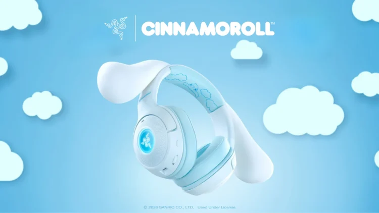 The Razer Kraken Kitty V2 BT Cinnamoroll Edition Replaces Cat Ears With Droopy Ones 1 Razer Kraken Kitty V2 BT Cinnamoroll Edition