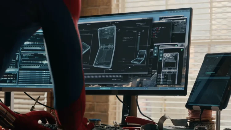 Samsung Sends An Interesting Message With Its Spider-Man-Themed Foldables Ad 1 Samsung Galaxy Z Flip8 schematics Spider-Man ad