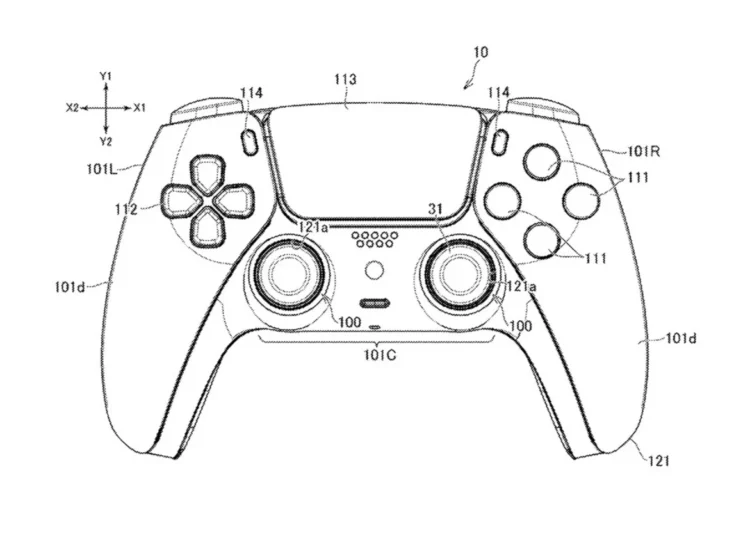 Sony PlayStation controller patent