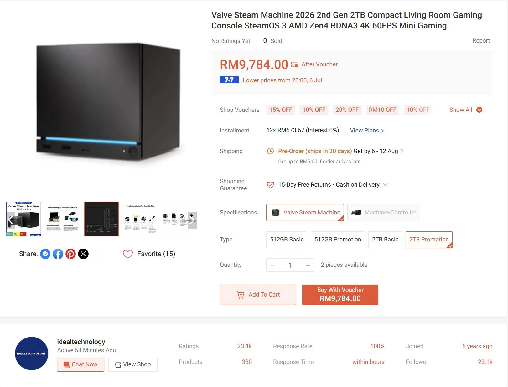 M4G Is Officially Bringing The Steam Machine Into Malaysia 4 Steam Machine Shopee 3