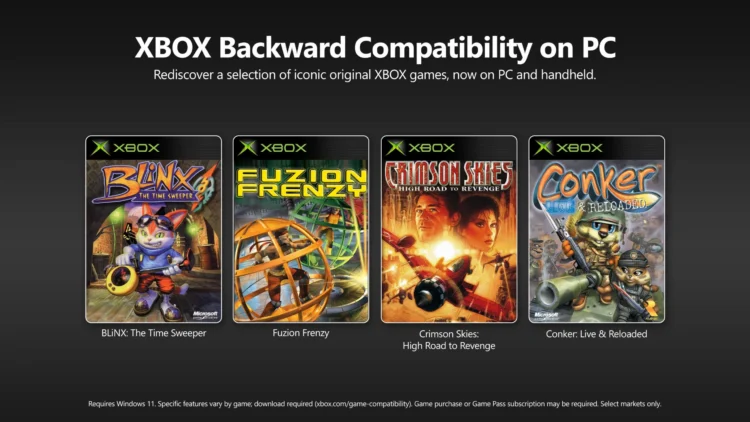 Microsoft Announces Xbox Backward Compatibility On PC 1 Image: Xbox.