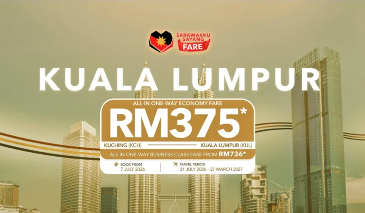 AirBorneo Opens Kuching-Kuala Lumpur Flight Bookings; Starts From RM375 1 airborneo begins kl kuching flight booking
