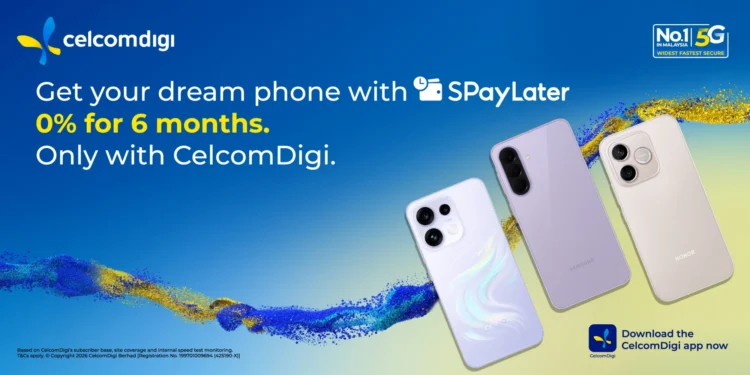 CelcomDigi Partners With SPayLater For Limited Time 0% Instalment Fee Smartphone Offer 1 CelcomDigi SPayLater 0% instalment fee offer