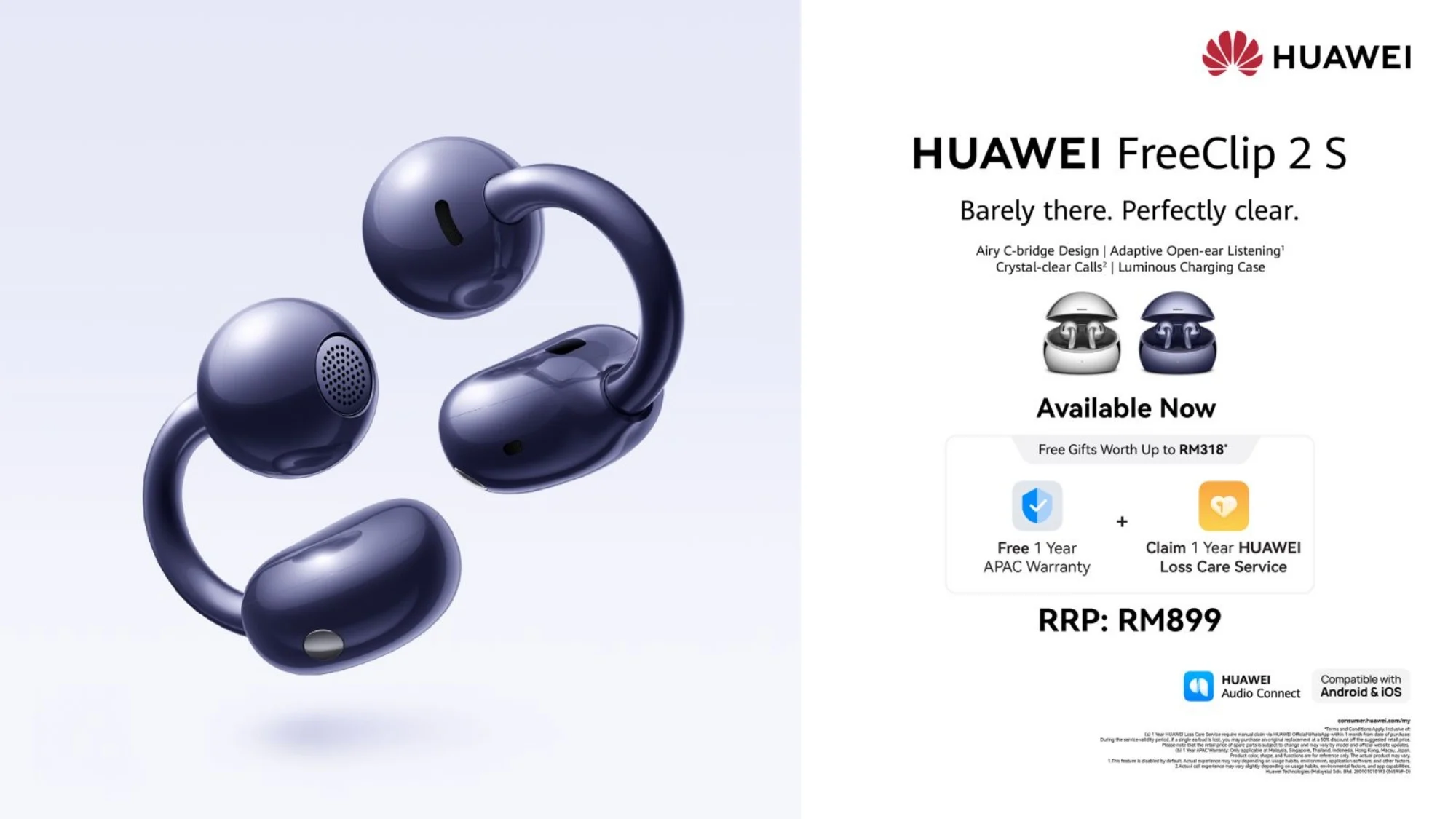 huawei freeclip 2 s launch malaysia