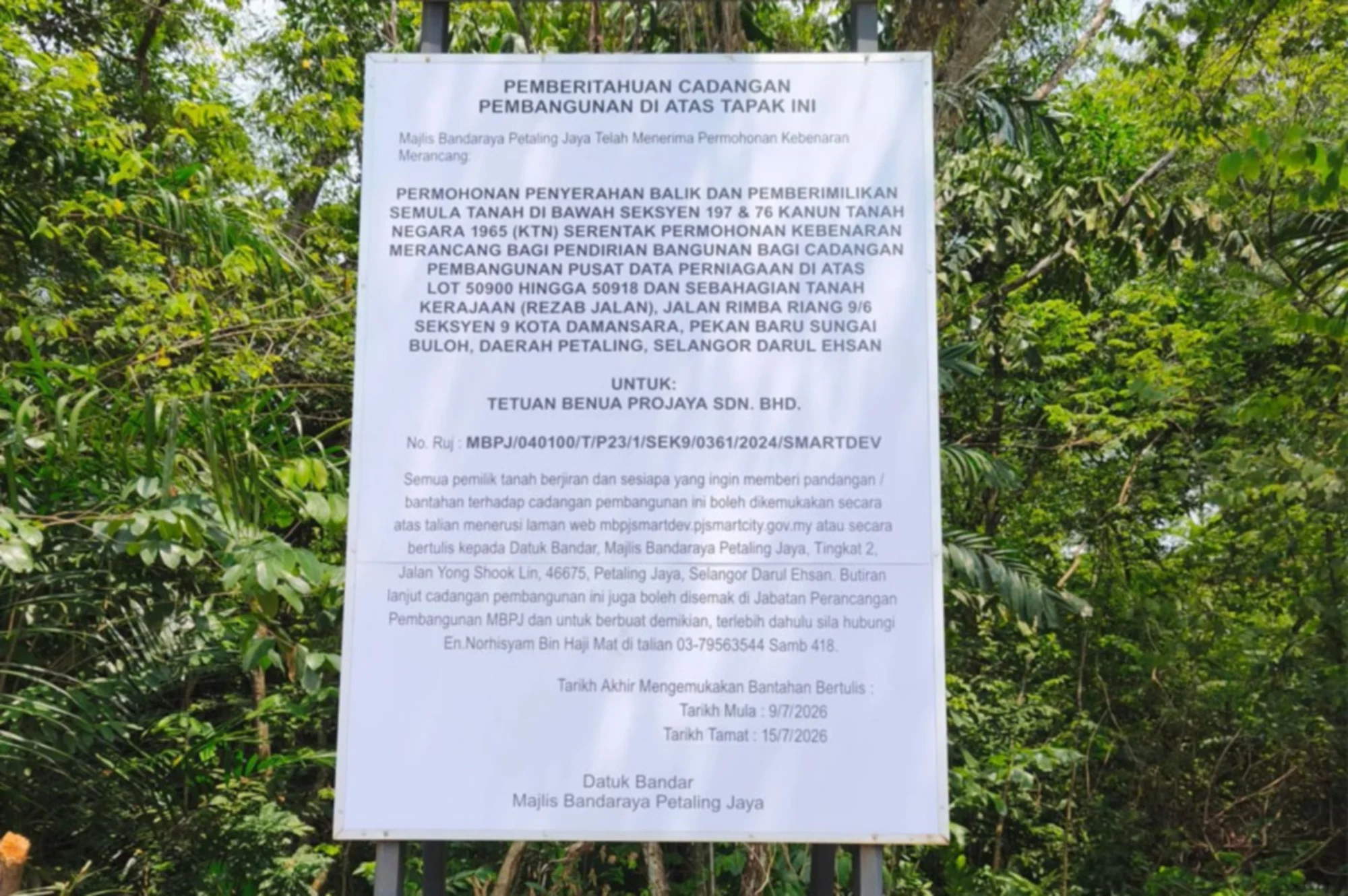 kota damansara data centre development sparks opposition from residents