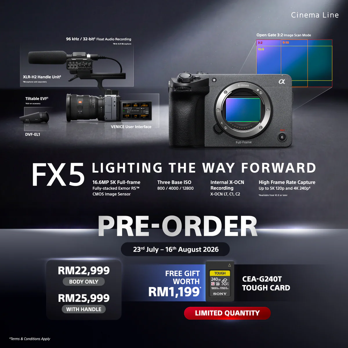 Sony Unveils New FX5 Cinema Line Camera; Pre-Orders Now Available 9 sony fx5 malaysia