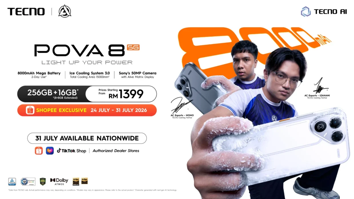 Tecno Pova 8 5G Officially Lands In Malaysia With New Alive Matrix Display 9 Tecno Pova 8 5G