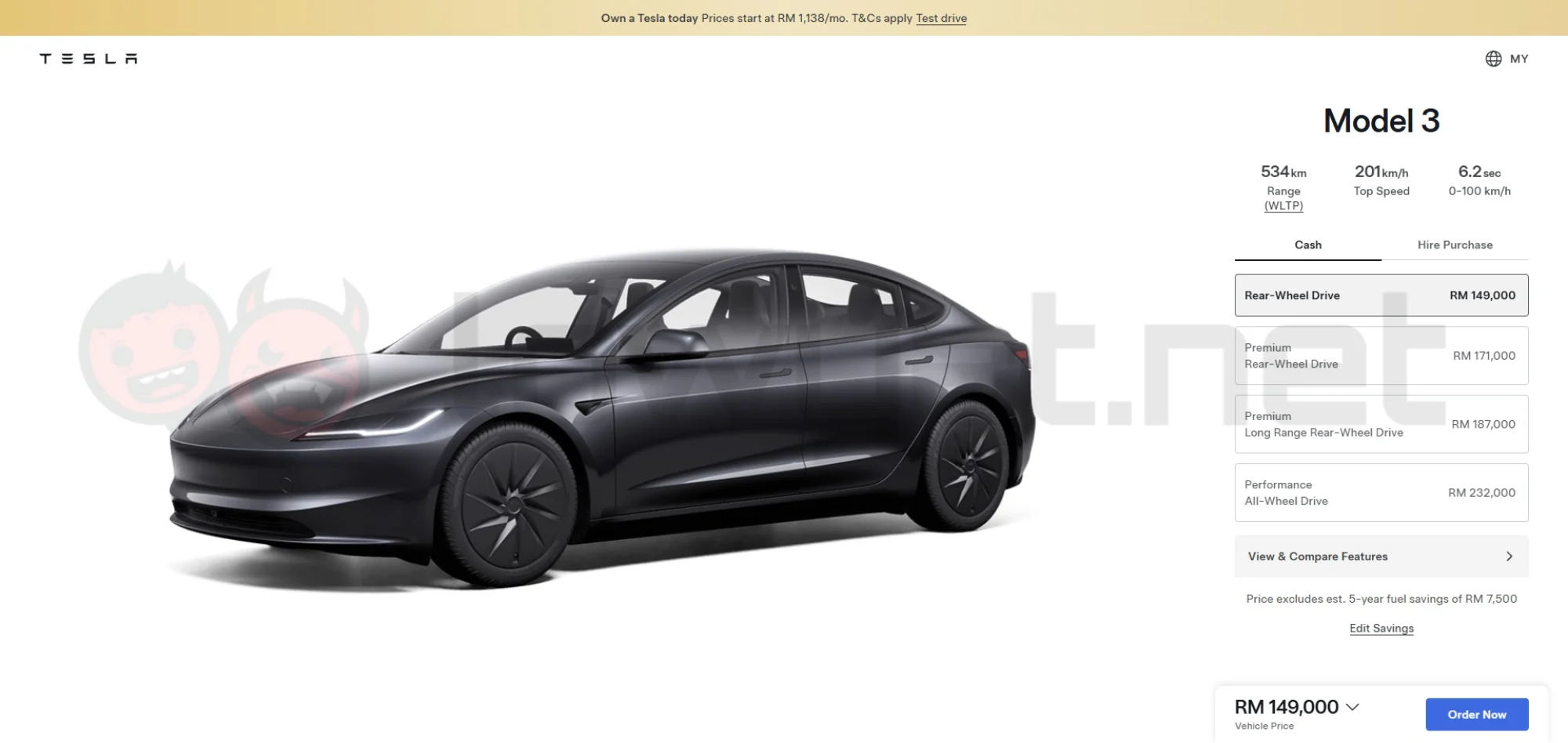 Tesla Malaysia Raises Model 3, Model Y Prices 3 tesla malaysia price increase july 2026