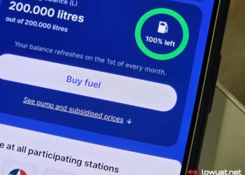 tng ewallet 300 litre budi diesel