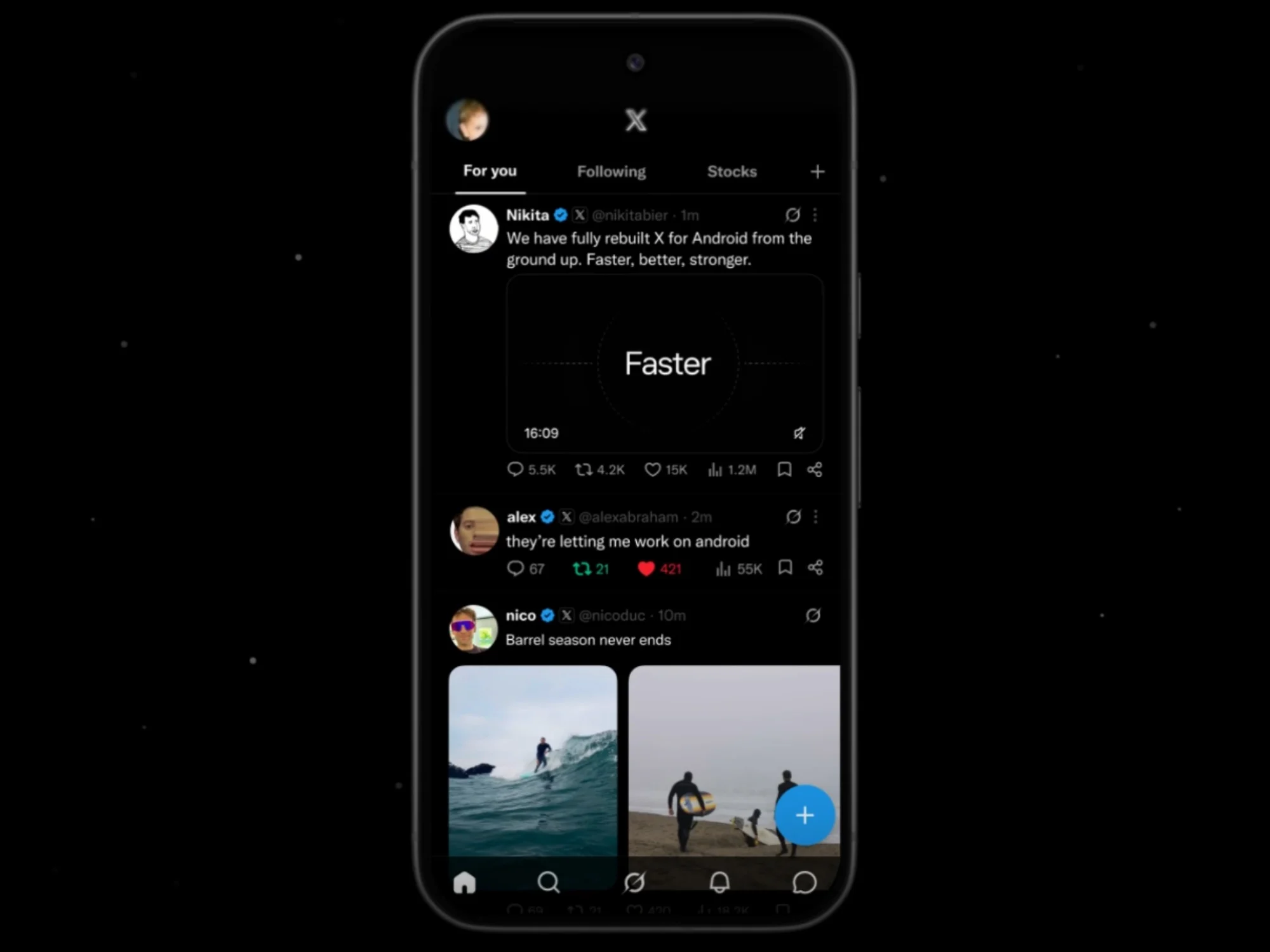X Launches Rebuilt Android App With Improved Loading And Notifications 2 X Android app