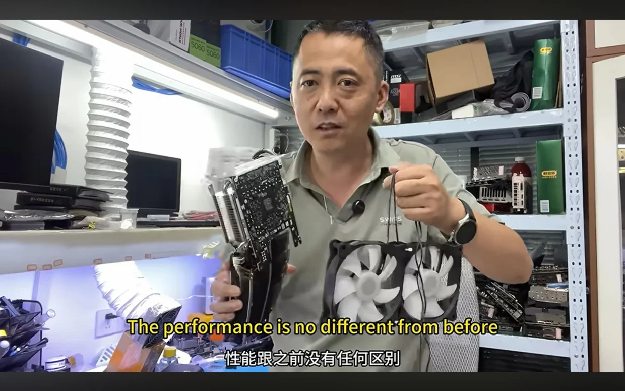 An NVIDIA RTX 5060 Ti Was Resurrected After Being Bent In Half In A Car Crash 4 Brother Zhang RTX 5060 Ti Car Crash 3
