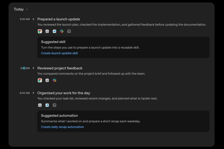 ChatGPT Can Now Remember Your Activity Across Apps, Websites 1 ChatGPT Computer History