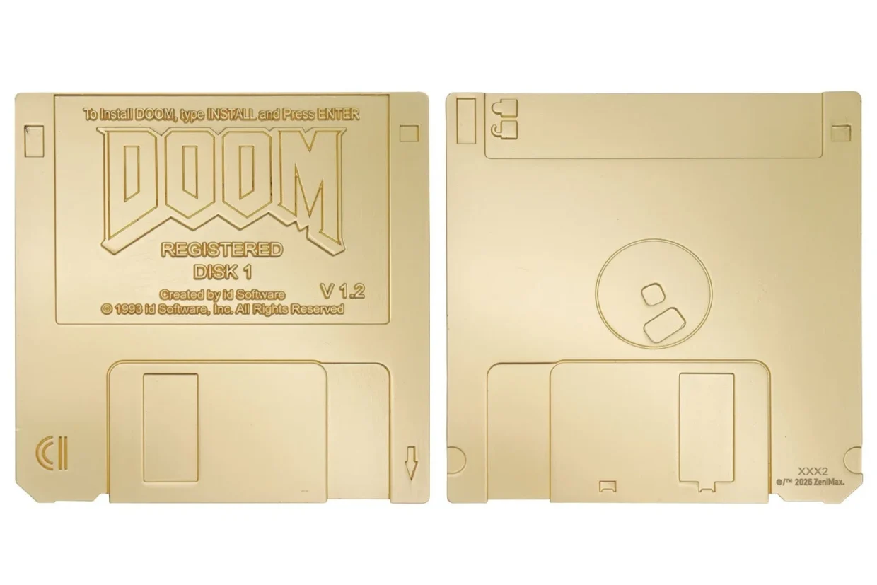 There’s An Imitation Gold-Plated Doom Floppy Disk Dummy That Costs RM94 2 Doom floppy