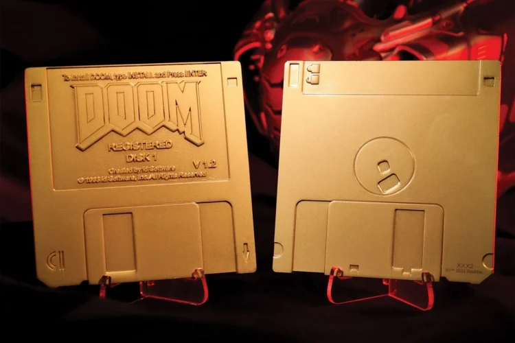 There’s An Imitation Gold-Plated Doom Floppy Disk Dummy That Costs RM94 1 Doom floppy