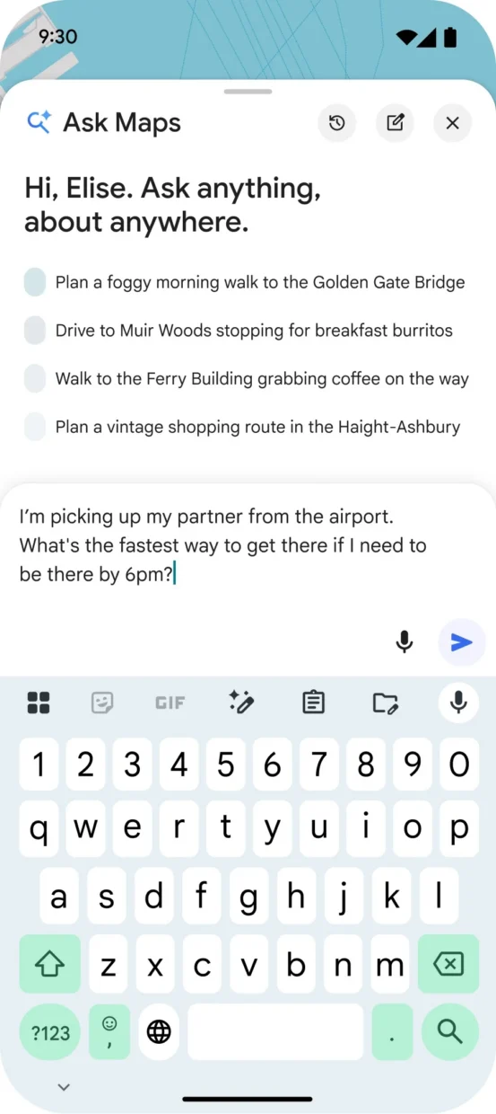 Google Ask Maps