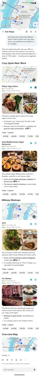 Google Ask Maps