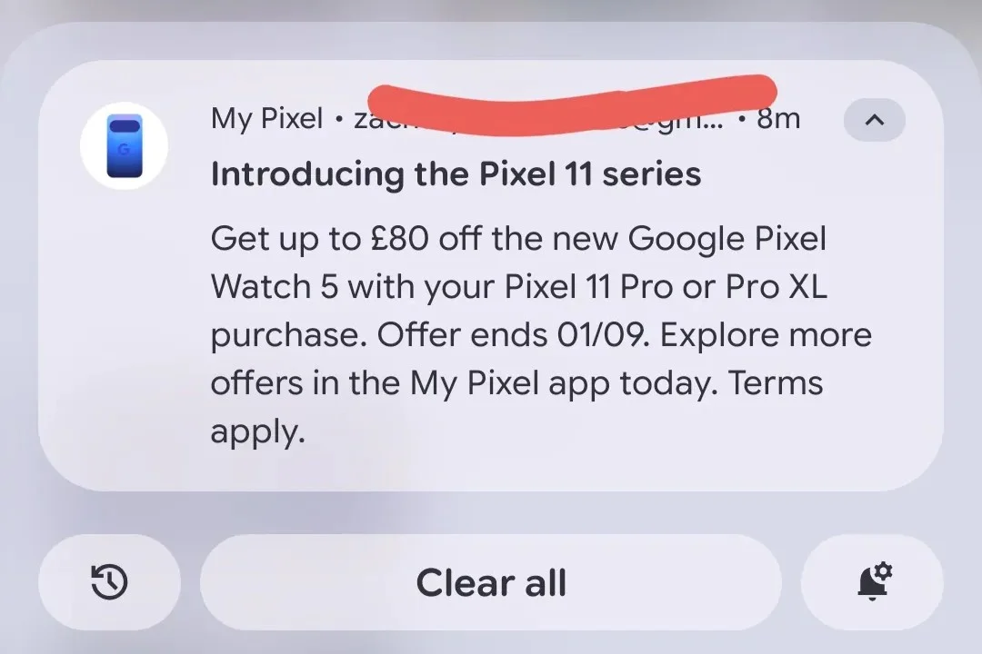 Report: Google Advertising Pixel 11 Series On Older Pixel Phones 2 Google Pixel 11 ad on older Pixel